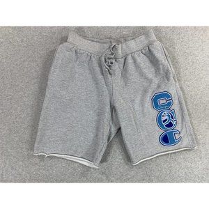 Champion Reverse Weave Cotton Blend Athletic Sweat Shorts (Men's Large) Gray‎